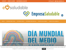 Tablet Screenshot of e-saludable.com